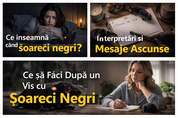 Ce înseamnă când visezi șoareci negri